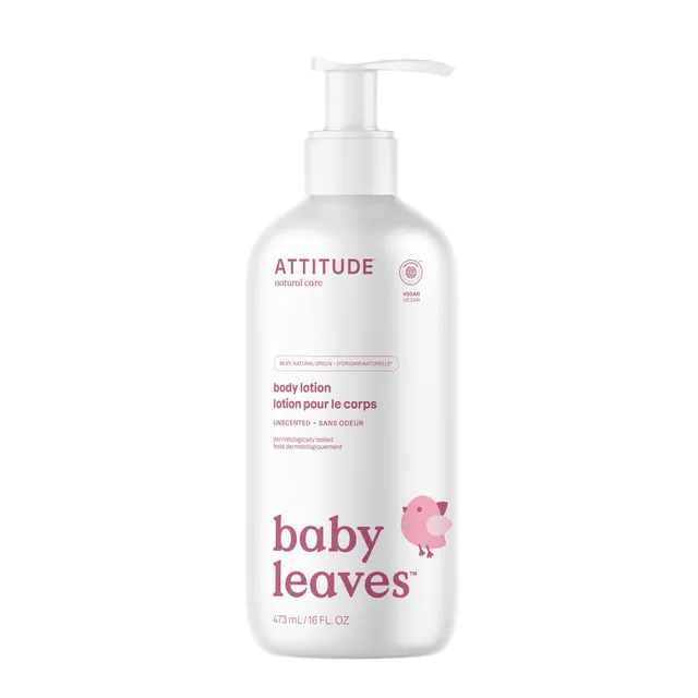attitude-baby-leaves-baby-body-lotion-ohne-duft-blaubeere image 1