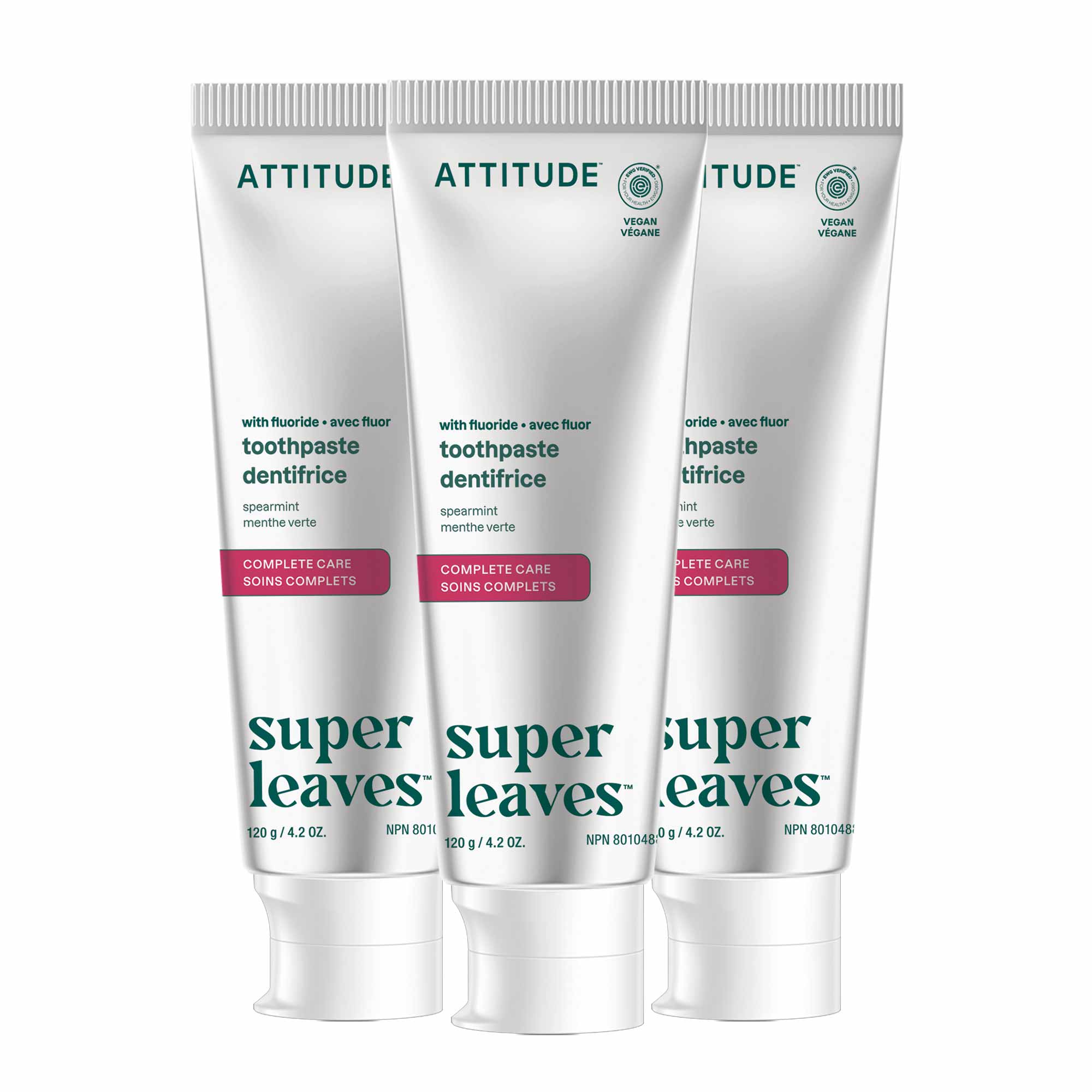 attitude-super-leaves-zahnpasta-fluorid-minze-3er-pack image 1