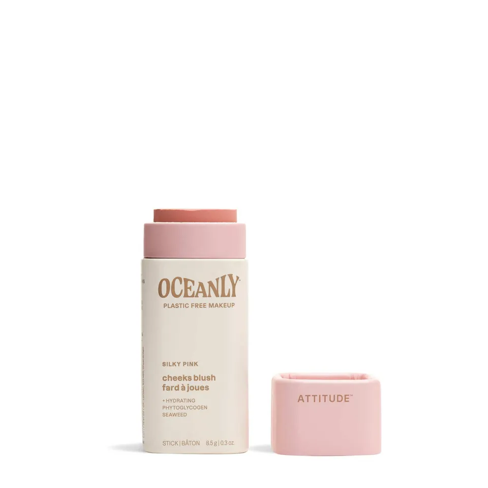 attitude-oceanly-creme-blush-stick-rose-vegan image 1