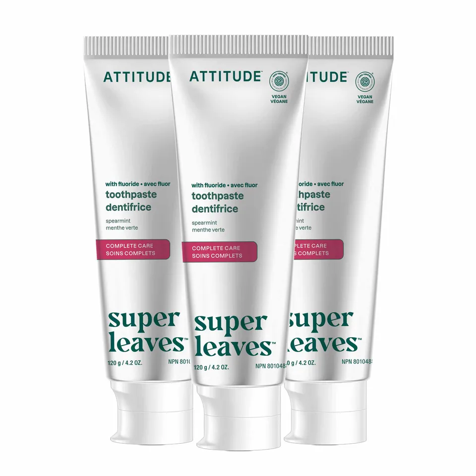 attitude-super-leaves-zahnpasta-fluorid-minze-3er-pack image 1