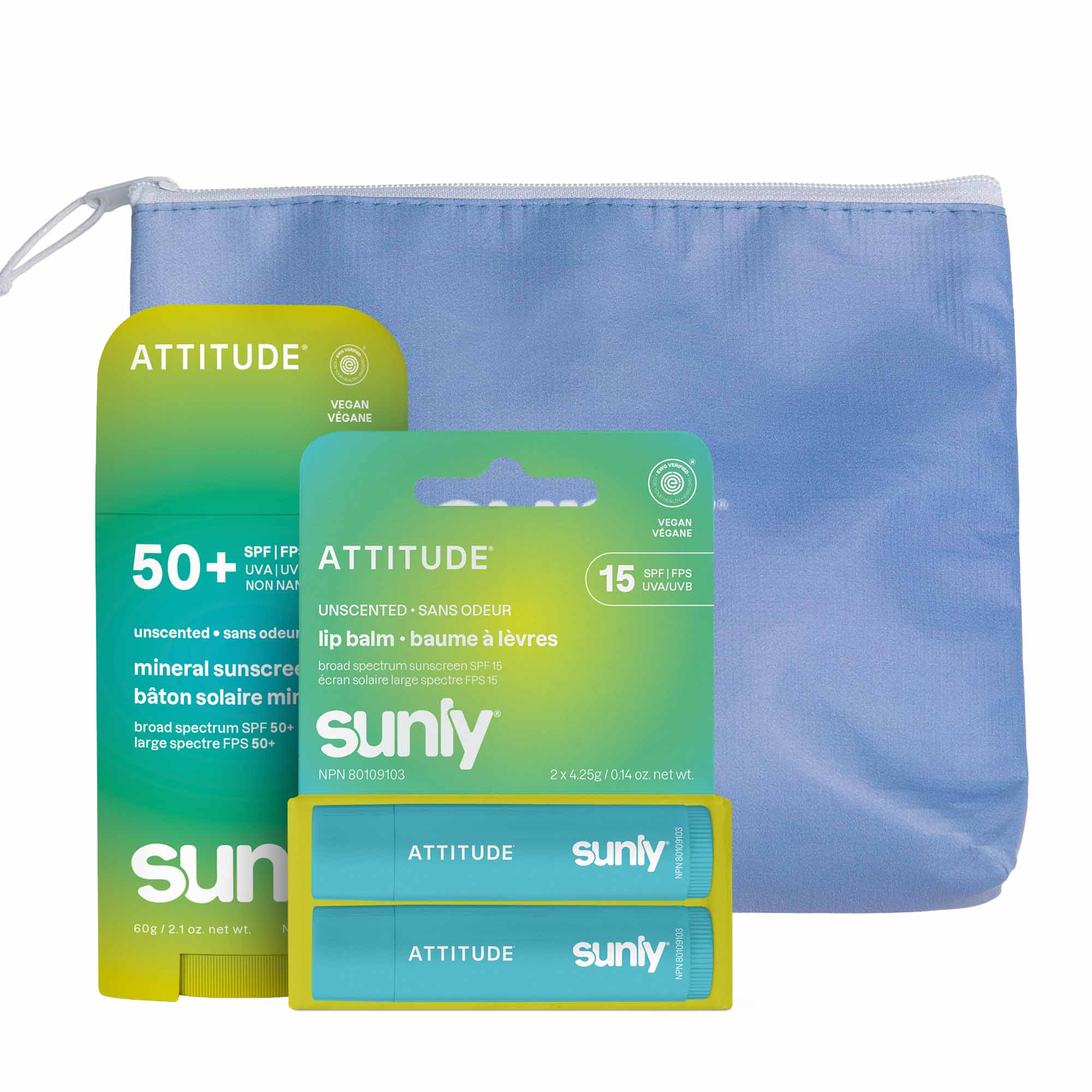 attitude-sunly-mineral-sun-protection-essentials-kit-stick-balsam image 1