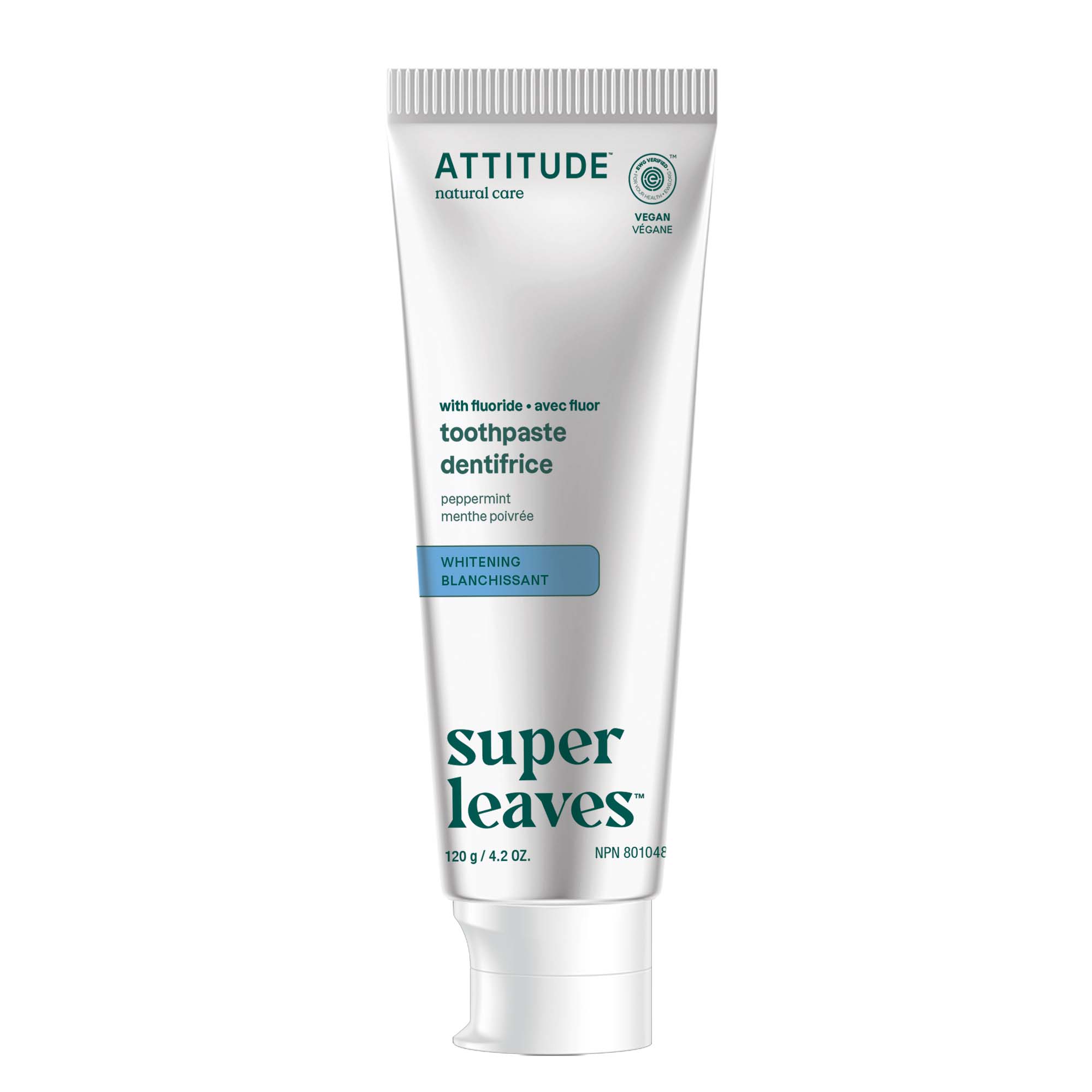 attitude-super-leaves-whitening-zahnpasta-mit-fluorid-pfefferminz image 1