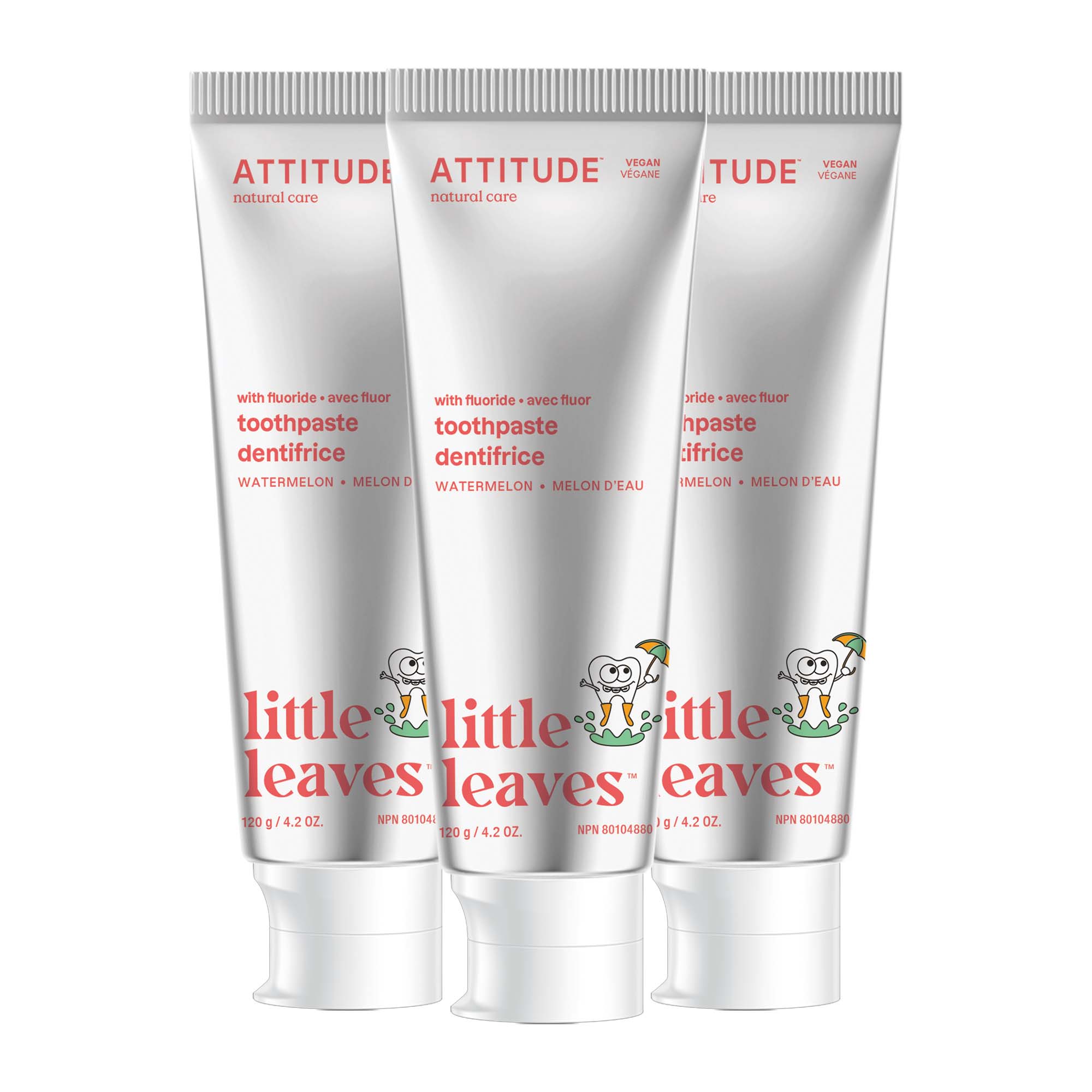 attitude-little-leaves-kinder-zahnpasta-fluorid-blaubeere-3er-pack image 1