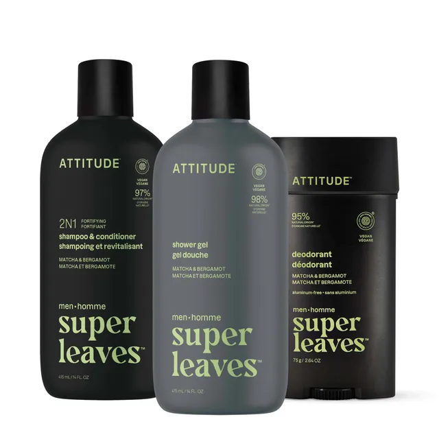 attitude-super-leaves-m-nner-pflege-set-haar-k-rper image 1