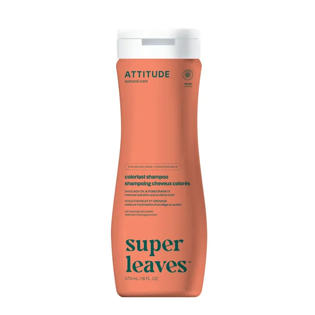 attitude-super-leaves-shampoo-color-farbschutz-pfirsich-vegan image 1