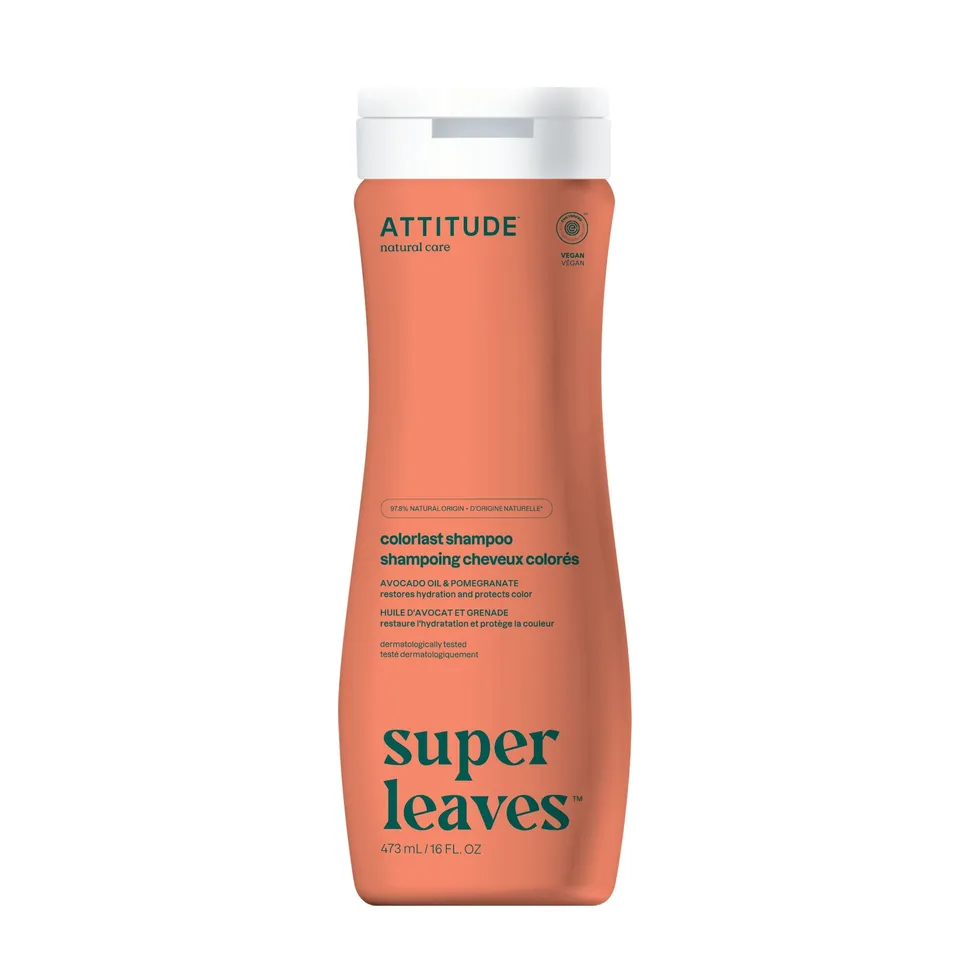 attitude-super-leaves-shampoo-color-farbschutz-pfirsich-vegan image 1