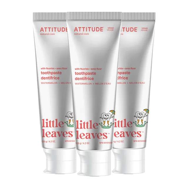 attitude-little-leaves-kinder-zahnpasta-fluorid-blaubeere-3er-pack image 1