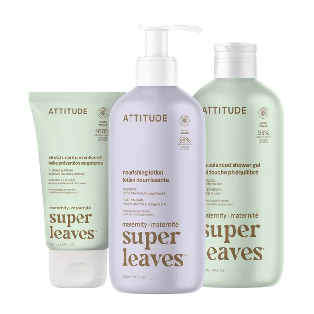 attitude-blooming-belly-comfort-care-schwangerschaft-set-3-teilig-argan image 1