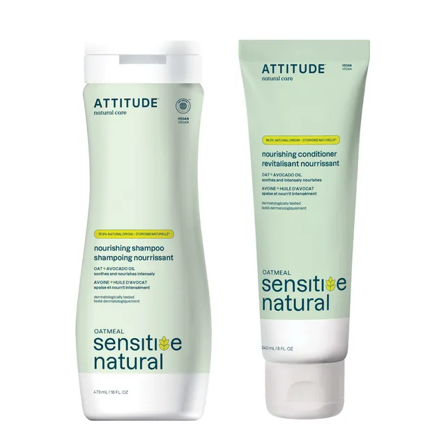attitude-sensitive-natural-shampoo-sp-lung-set-apfel-473-240ml image 1