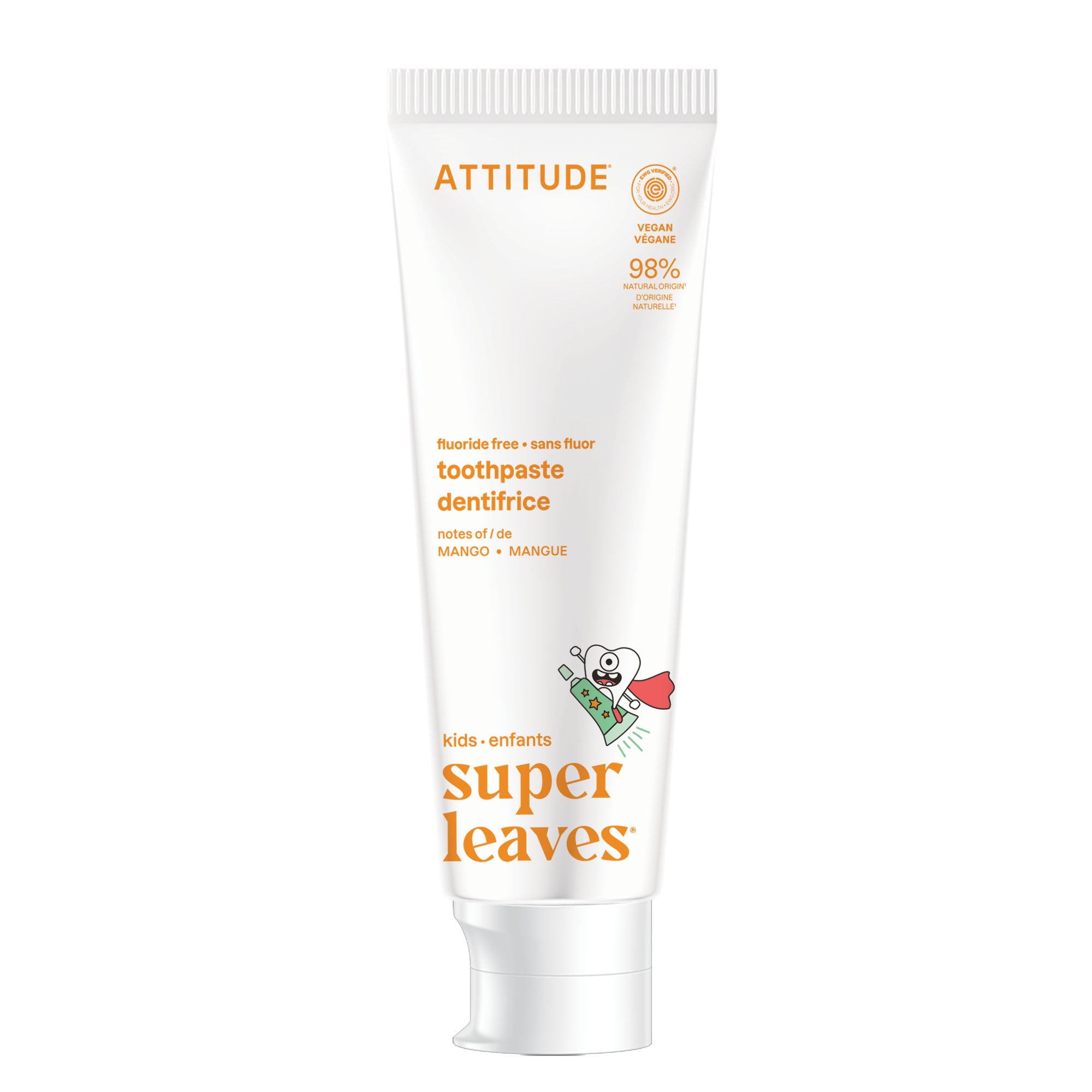 attitude-little-leaves-kinderzahnpasta-mango-ohne-fluorid image 1