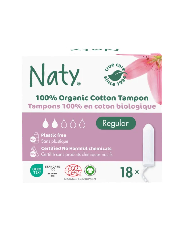 naty-tampons-regular-bio-baumwolle-ohne-applikator image 1