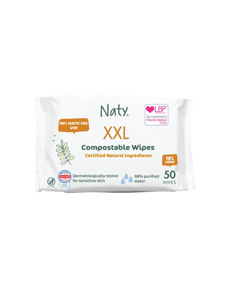 naty-compostable-wipes-xxl-feuchtt-cher-98-wasser-sensitiv image 1