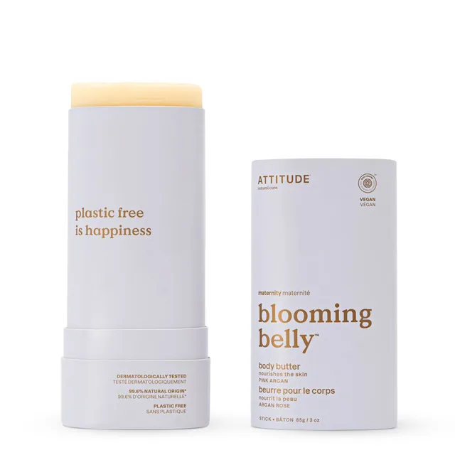 attitude-blooming-belly-feste-k-rperbutter-rose-argan-schwangere image 1
