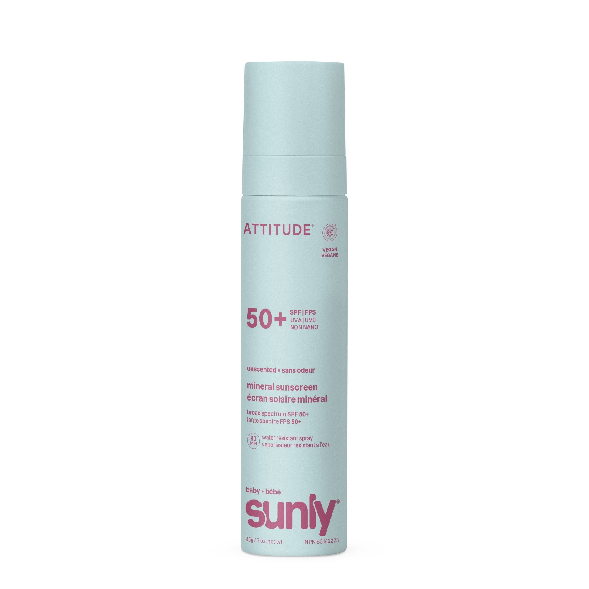 attitude-sunly-baby-sonnenspray-lsf-50-unparf-miert image 1