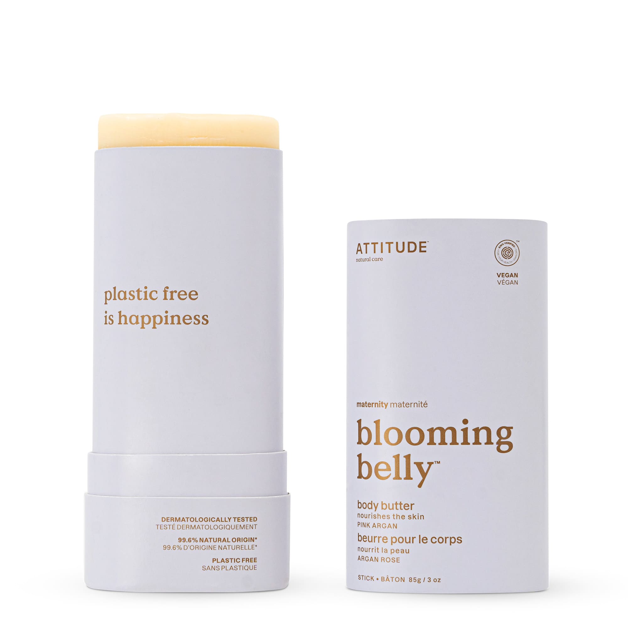 attitude-blooming-belly-feste-k-rperbutter-rose-argan-schwangere image 1