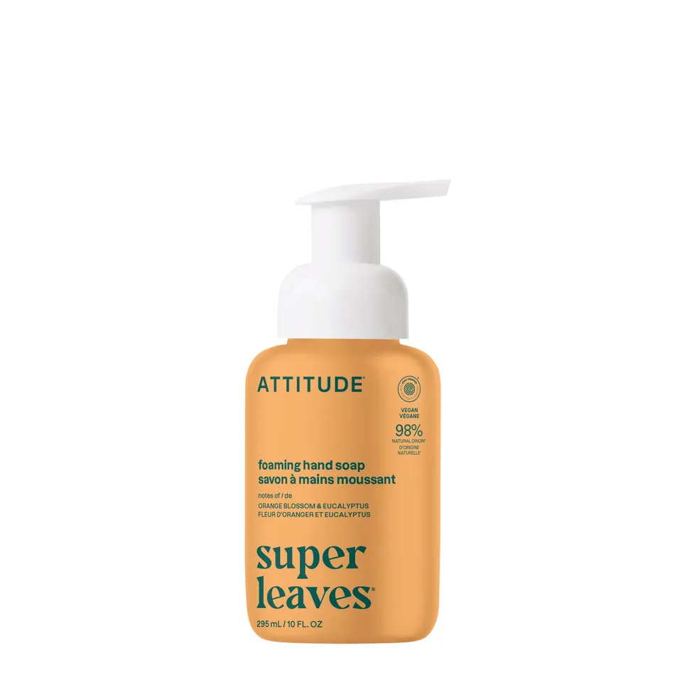 attitude-super-leaves-foaming-hand-soap-schaumseife-orangebl-te-vegan image 1