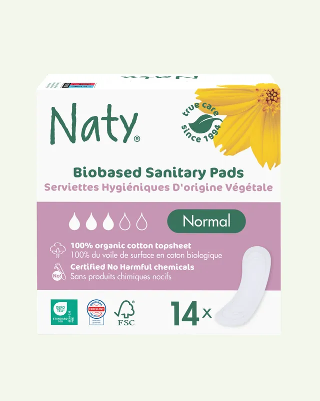 naty-sanitary-pads-normal-bio-baumwolle-damenbinden image 1