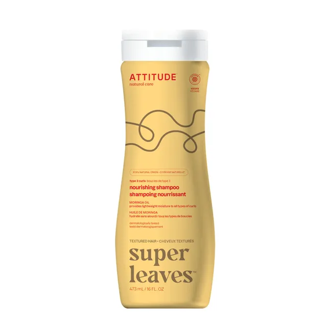 attitude-super-leaves-nourishing-shampoo-locken-orange-240-ml image 1