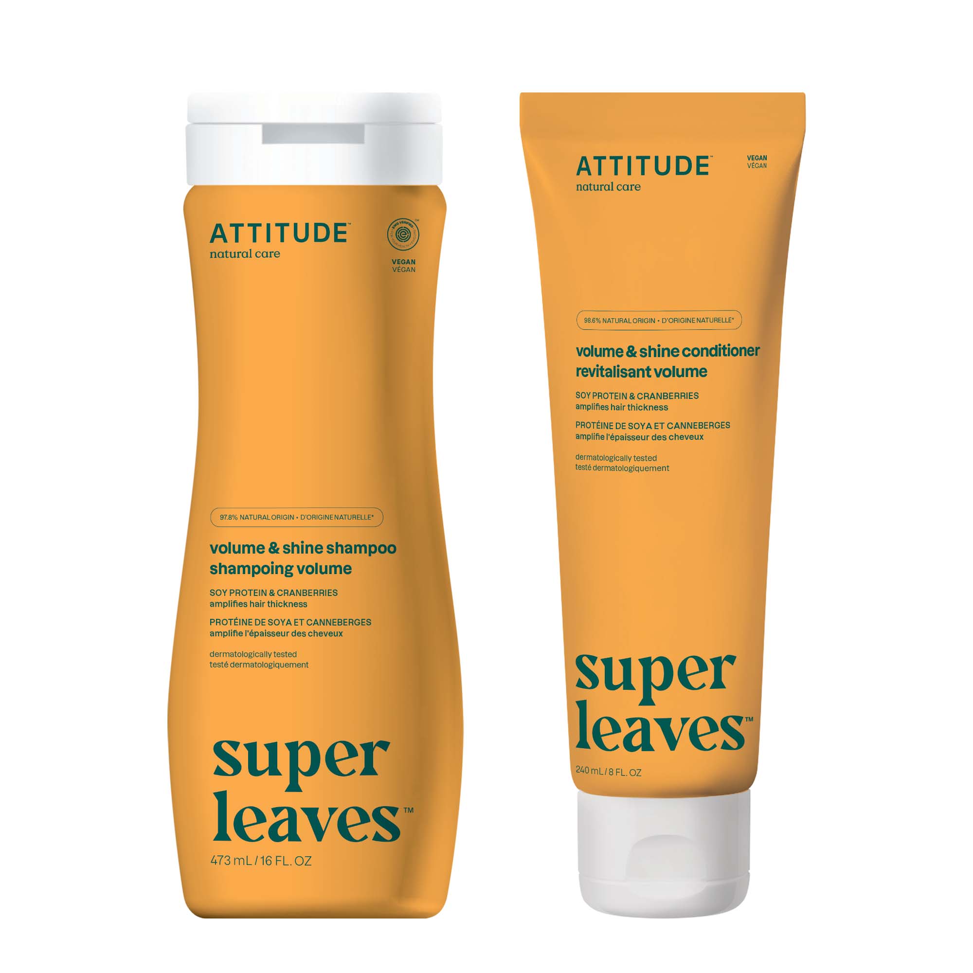 attitude-super-leaves-volumizing-hair-duo-haarset-volumen image 1