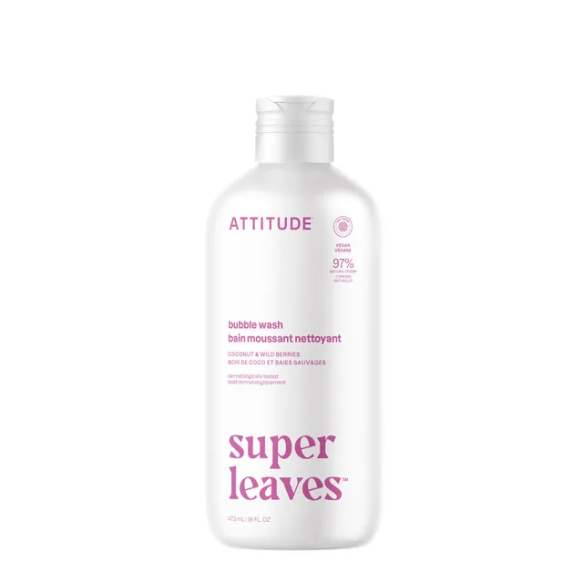 attitude-super-leaves-schaumbad-birne-white-tea-vegan image 1