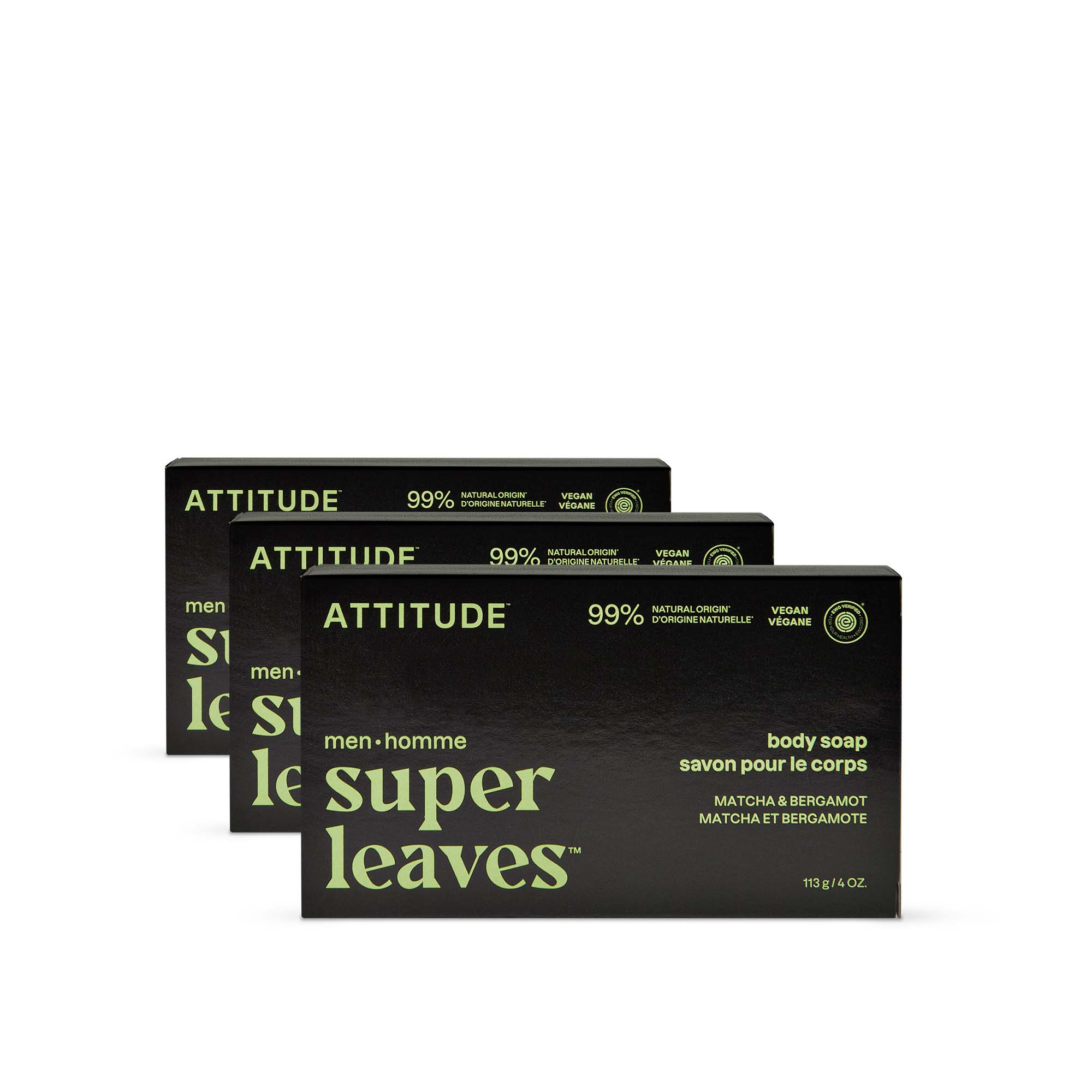 attitude-super-leaves-men-k-rperseife-matcha-bergamotte-3er-pack image 1