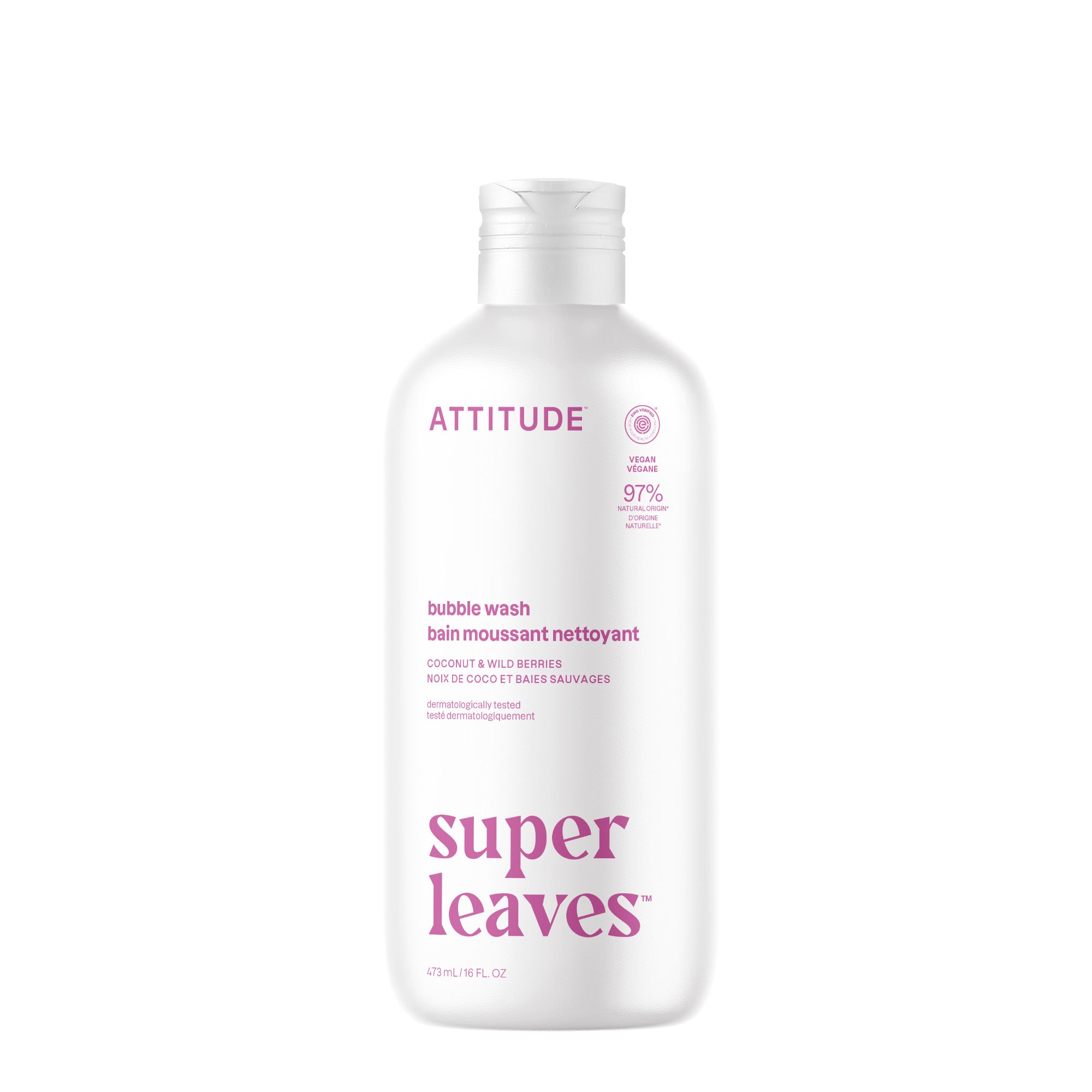 attitude-super-leaves-schaumbad-birne-white-tea-vegan image 1